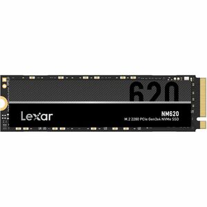 SSD Lexar® NM620 M.2 2280 NVMe PCIe Gen3x4, 256 Go, jusqu'à 3500 Mo/s en lecture et 1300 Mo/s en écriture - Station de tra