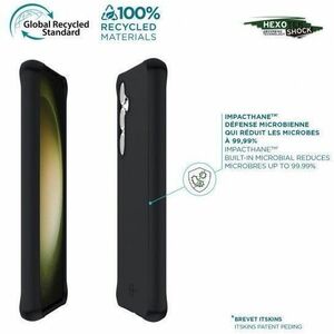 Coque MOBILIS SPECTRUM_R Durci - pour Samsung Galaxy S24, Galaxy S25 Smartphone - Noir - Solide - Résistant aux chocs, Abs