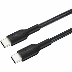 Belkin USB-C to USB-C Cable 60W for Nintendo Switch 2 - 6.56 ft USB-C Data Transfer Cable for Gaming Console, Smartphone, 