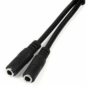 StarTech.com 20.07 cm (7.90") Mini-phone Audio Cable - 1 Each - Cable for Audio Device, Notebook, Headset, Headphone, Spea