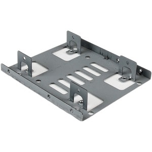 StarTech.com Drive Bay Adapter for 3.5" SATA/600 Internal - Silver - TAA Compliant - 2 x HDD Supported - 2 x SSD Supported