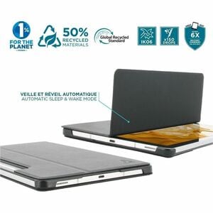 MOBILIS RE.LIFE Carrying Case (Flap) for 27.7 cm (10.9") to 27.9 cm (11") Samsung Galaxy Tab S9 FE, Galaxy Tab S9 Tablet -