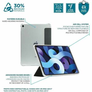 MOBILIS Carrying Case (Folio) for 27.9 cm (11") Apple iPad Air 11 (2024) Tablet - Black - Drop Resistant, Shock Resistant,