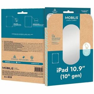 MOBILIS R Series Rugged Case for Apple iPad (10th Generation) Tablet - Transparent - Soft-touch - Drop Resistant, Shock Re