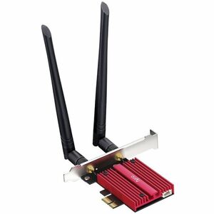 Cudy WE3000S IEEE 802.11 a/b/g/n/ac/ax Bluetooth 5.2 Tri Band Wi-Fi/Bluetooth Combo Adapter for Desktop Computer - PCI Exp