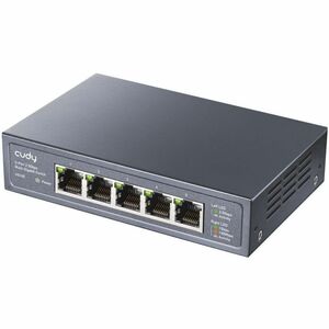 Cudy 5-Port 2.5 Gbps Multi-Gigabit Switch - 5 Ports - 2.5 Gigabit Ethernet - 2.5GBase-T - 2 Layer Supported - Twisted Pair