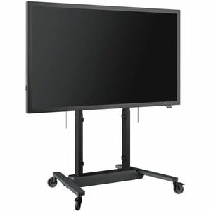 Vogel's RISE RISE 4205 Display Cart - 120 kg Load Capacity - 4 Casters - 100 mm Caster Size - Black - 109.2 cm (43") to 21