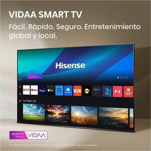 Pantalla Hisense de 43 puldadas LED, VIDAA TV, native refresh 60Hz, FHD, 1920*1080, Alexa/Google Smart Home/Airplay/Apple 