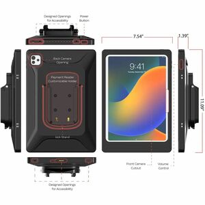 POGO Charge Protective Case for Link2500 A - Impact Resistant, Drop Resistant - Hand Strap