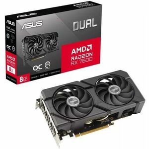 Carte Graphique Asus AMD Radeon RX 7600 - 8 Go GDDR6 - 7680 x 4320 - 2,30 GHz Horloge de jeu - 2,72 GHz Boost clock - 128 