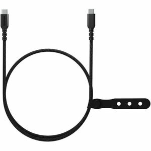 Fairphone LongLife 1 m USB-C Datentransferkabel - Cable for Smartphone - 480 Gbit/s - Abschirmung - Schwarz, Grau