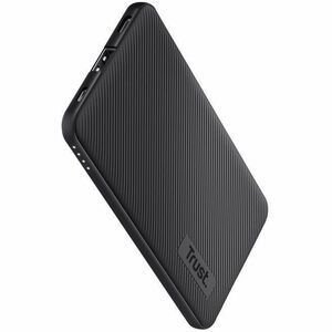 Trust Primo Power Bank - Black - For Smartphone, Tablet PC - 1 x Type-C 15W, 1 x Type-A 12W - Lithium Ion (Li-Ion) Polymer