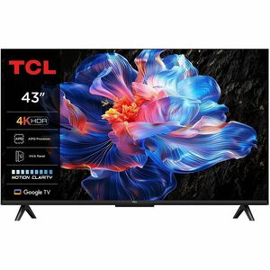 TCL Serie Smart TV 4K Ultra HD 43" 43P69K, Dolby Audio, HDR10+, Google TV. Dimensioni diagonale schermo: 109,2 cm (43"), R