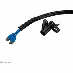 Ordonnateur de câble Neomounts - Noir - Manchon de Câble - Plastique