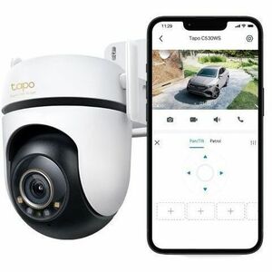 Tapo C530WS 5 Megapixel Outdoor 3K Network Camera - Colour - Dome - 29.87 m Colour Night Vision - H.264 - 2880 x 1620 - 3.