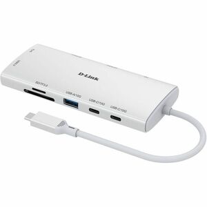 Station d'accueil D-Link DUP-A01 USB Type C pour Notebook, Écran - Capacité de chargement - Lecteur de carte mémoire - SD,