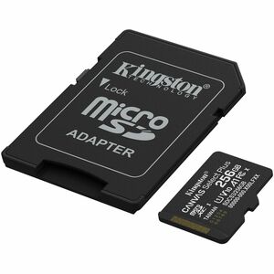 Kingston Canvas Select Plus 256 GB Class 10/UHS-I (U1) microSDXC - V10 - 1 - 150 MB/s Lesegeschwindigkeit - Lebenslang Gar