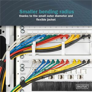 Digitus 10 m Kategorie 6a Netzwerkkabel - 1 Stück - Cable for Netzwerkgerät - 10 Gbit/s - Patchkabel - Abschirmung - LSZH 