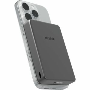 Mophie powerstation Power Bank - Black - For MagSafe-enabled Device, Smartphone, Qi2-enabled Device - 10000 mAh - 20 W - U