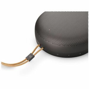 B&O Beosound A1 3rd Gen Bluetooth Speaker System - 60 W RMS - Warm Granite - Wall Mountable - Tabletop - Battery Rechargeable