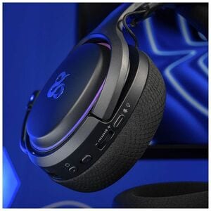 NEWSKILL Aton V2 Wireless Over-the-head Stereo Gaming Headset - Black - Binaural - Circumaural - 1000 cm - Bluetooth/RF - 