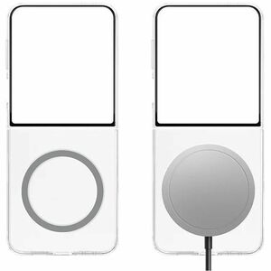 Samsung Case for Samsung Galaxy Z Flip7 Smartphone - Transparent - Retail - Plastic - Wireless Charging Compatible