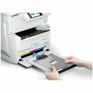 Impresora de inyección de tinta multifunción Epson WorkForce Pro EM-C8100 Con cable e inalámbrico - Color - Copiadora/Fax/