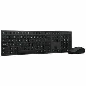 Lenovo Professional Tastatur & Maus - Schweizerisch, Französisch, Deutsch - Tastatur, Kabellos, Bluetooth/RF 2,40 GHz USB 