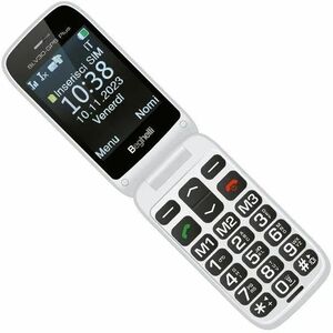 Telefono di funzione Beghelli Salvalavita SLV30-GPS Plus - 2G - 7,1 cm (2,8") - Grigio, Bianco - Flip - SIM-free - Rear Ca