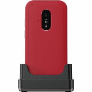 Téléphone portable standard Doro Leva E22 - 4G - Rouge, Blanc - Flip - Sans SIM