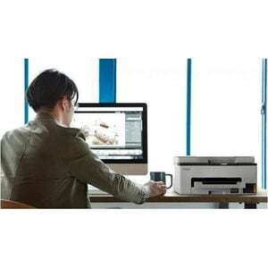 Stampante multifunzione a getto di inchiostro Canon MAXIFY GX1050 Con filo e senza fili MegaTank - Colore - Nero, Bianco -