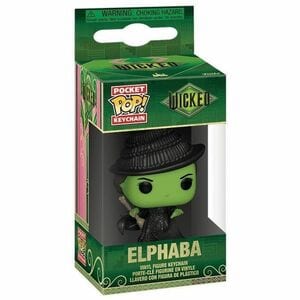 FUNKO POP! KEYCHAIN Elphaba. Key ring/case type: Key ring, Product colour: Black, Green, Material: Vinyl. Height: 102 mm. 