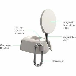 iOttie Treker iPhone, Airplane, Smartphone, Cell Phone Case Handheld Device Holder - Portrait, Landscape - 76 mm x 64 mm x