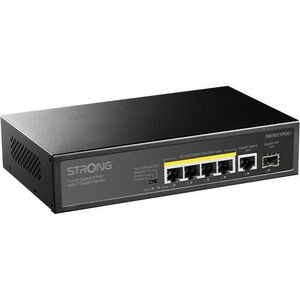 SWITCH POE UPLINK 100 WATT DI ALIMENTAZIONE POE 4 PORTE GIGABI