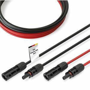 Digitus DK-SCEC66-0030. Produkttyp: Kabel, Produktfarbe: Schwarz, Rot, Kerngröße: 6 mm². Verbindungstyp: MC4, Steckverbind