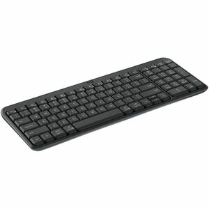 Logitech K251 坚固耐用 键盘 - 袖珍的 - 无线 连接 - 俄罗斯文 - QWERTY 布局 - 灰 - 薄膜 按键开关 - 蓝牙 - 10 m - Windows 10, Windows 11, Mac OS X 12.0 M