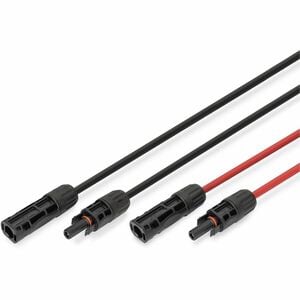 Digitus Solarmodul-Verlängerungskabel - 1 m - für Solarpanel, Leistungswechselrichter - MC4 / MC4 - 1000 V AC / 30 A, 1500
