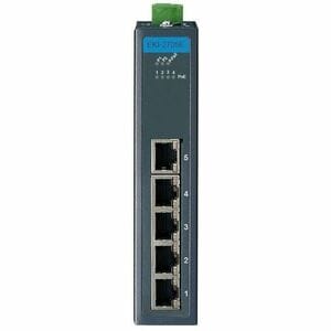 Advantech EKI-2705E-1GPI Ethernet Switch - 5 Ports - Gigabit Ethernet - 10/100/1000Base-T - 2 Layer Supported - 2 W Power 