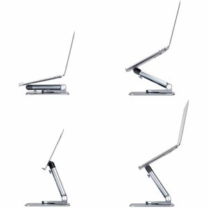 StarTech.com Height Adjustable Notebook Stand - 4.99 kg Load Capacity - 7.9 cm Height x 23.1 cm Width - Desk, Desktop - Si