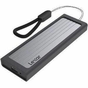 Boîtier Pour Disque Dur Lexar E6 M.2, PCI Express NVMe - USB 3.2 (Gen 2) Type C Interface hôte - 1 x SSD supporté - 2 To T