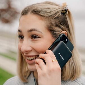 Power Bank Verbatim Charge 'n' Go Essentials - Nero - Per Dispositivo Android, iPhone, Smartphone - 1 x Type-C 35 W - 2000