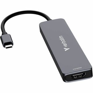 Docking station Verbatim USB Type-C per Fotocamera - Compatibilita carica - Lettore schede di memoria - SD, microSD - 4K @