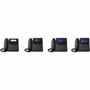 Cisco 9871 IP Phone - Corded - Corded/Cordless - Bluetooth, Wi-Fi - Desktop, Wall Mountable - Carbon Black - VoIP - 12.7 c