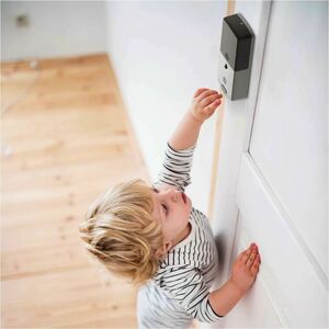 Lockly Secure Plus Childproof Edition Bluetooth Smart Lock Detachable Knob Version (Satin Nickel) - Childproof - Removable