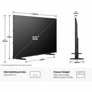 Smart LED-LCD TV Hisense E7Q 65E79Q - 165,1 cm - 4K UHDTV - High Dynamic Range (HDR) - Nero - HDR10, HLG, Dolby Vision - S