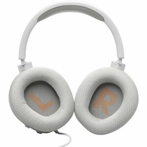 JBL Quantum 100M2 Wired On-ear, Over-the-head, Over-the-ear Stereo Gaming Headset - White - Binaural - Ear-cup - 32 Ohm - 