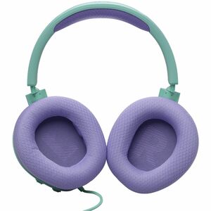 JBL Quantum 100M2 Wired On-ear, Over-the-head, Over-the-ear Stereo Gaming Headset - Cyan - Binaural - Ear-cup - 32 Ohm - 2