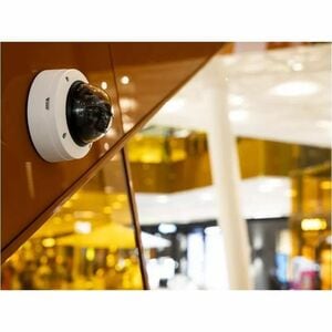 AXIS P3278-LV 8 Megapixel Indoor/Outdoor 4K Network Camera - Colour - Dome - White - TAA Compliant - Infrared Night Vision