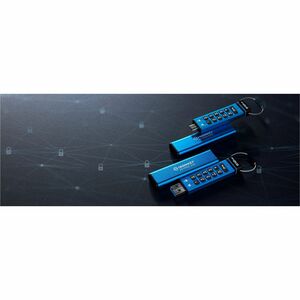 IronKey Keypad 200 512 GB USB 3.2 (Gen 1) Type A Unidade Flash - AES de 256 bits - 280 MB/s Velocidade de leitura - 200 MB