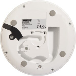 Shure MXA310W 有线 麦克风 - 白 - 100 Hz 到 20 kHz - 心形麦克风, 超心形麦克风, 超心形, 全向, 双向 - RJ-45